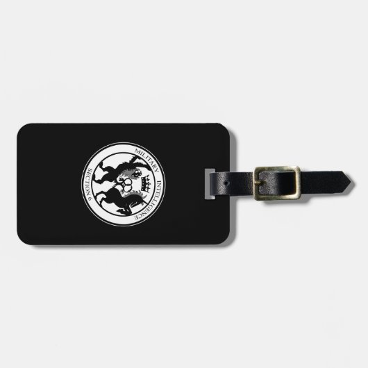 MI6-Logo Bagagelabel (Voorkant horizontaal)