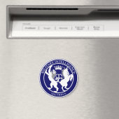 MI6 Logo Button Magneet (Insitu (Vaatwasser))