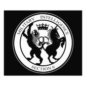 MI6-Logo Foto Afdruk (Voorkant)