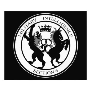 MI6-Logo Foto Afdruk