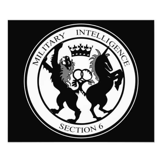 MI6-Logo Foto Afdruk (Voorkant)