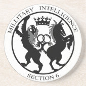 MI6 Logo Geheime service Onderzetter (Voorkant)