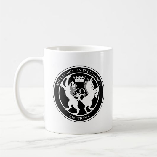 MI6-Logo Koffiemok (Links)