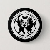 MI6-Logo Ronde Button 5,7 Cm (Voorkant)