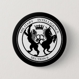 MI6-Logo Ronde Button 5,7 Cm
