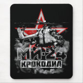 Mi-24 Grote Sovjethelikopter Muismat (Voorkant)