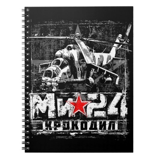 Mi-24 Grote Sovjethelikopter Notitieboek (Voorkant)