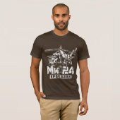Mi-24 Grote Sovjethelikopter T-Shirt (Voorkant volledig)