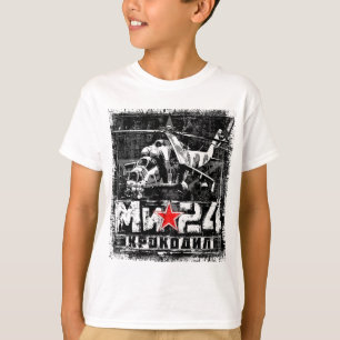 Mi-24 Grote Sovjethelikopter T-shirt