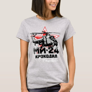 Mi-24 Grote Sovjethelikopter T-shirt