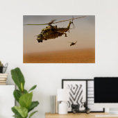 MI-35 Hindhelikopters Poster (Thuiskantoor)