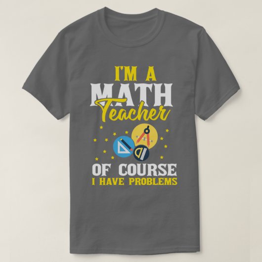 MI A Wiskunde wiskunde leraar algebra Equa T-shirt (Design voorkant)