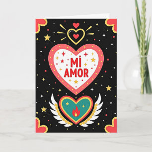 Mi Amor Romantische Kaart