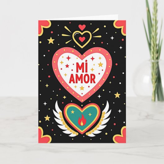 Mi Amor Romantische Kaart (Voorkant)