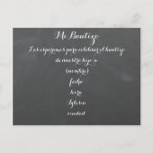 Mi Bautizo briefkaart-uitnodiging Uitnodiging Briefkaart (Voorkant)