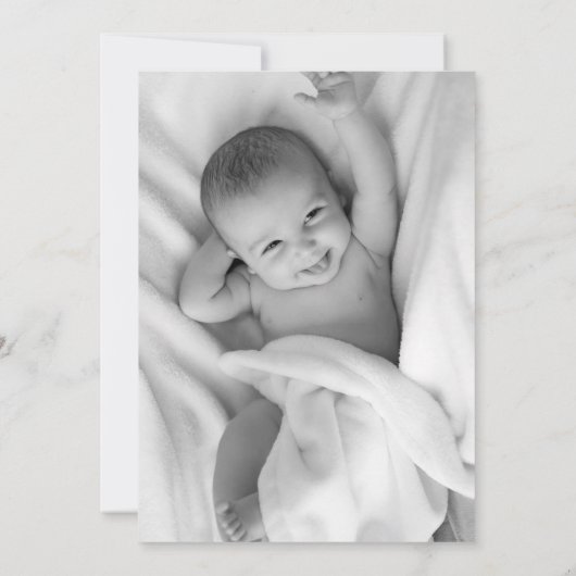 Mi Bautizo con flores Spaans Taal Baptisme Kaart (Achterkant)