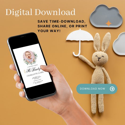 Mi Bautizo Foto Botanisch Spaans Elegant Kaart