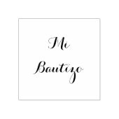 Mi Bautizo - houtstempel Rubberstempel (Afrduk)