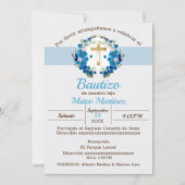 Mi Bautizo para niño Kaart (Voorkant)