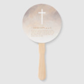 Mi Bautizo Recuerdo Abanicos de Mano Hand Fans Handwaaier (Achterkant)