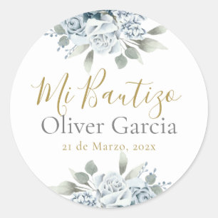 Mi Bautizo Ronde Sticker