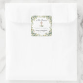 Mi Bautizo Stickers - Vierkante doop Stickers (Tas)