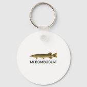 Mi Bomboclat Funny Fish Jamaican Slang Graphic  Sleutelhanger (Voorkant)
