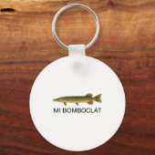 Mi Bomboclat Funny Fish Jamaican Slang Graphic  Sleutelhanger (Voorkant)