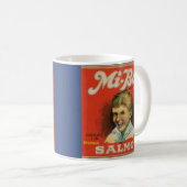 Mi-Boy roze zalm uit de jaren '30 Koffiemok (Voorkant rechts)
