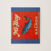 Mi-Boy roze zalm uit de jaren '30 Legpuzzel (Verticaal)