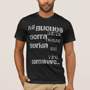 Mi Buenos Aires querido Tango T-shirt
