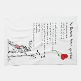 Mi Buenos Aires Querido Tango Theedoek