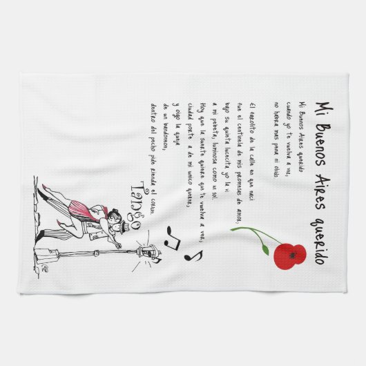 Mi Buenos Aires Querido Tango Theedoek (Horizontaal)