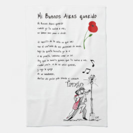 Mi Buenos Aires Querido Tango Theedoek
