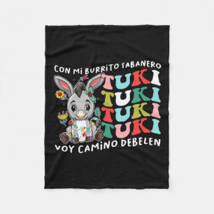 Mi Burrito Sabanero Mexicaanse Tuki Tuki Donkey La Fleece Deken