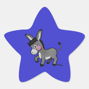 Mi burro ster sticker
