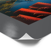 Mi cara de guerra - Ken Gage Surreal Art Perfect Poster (Hoek)