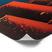 Mi cara de guerra - Ken Gage Surreal Art Poster (Hoek)