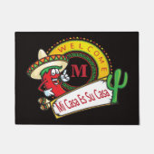 Mi Casa e Su Casa Red Pepper Deurmat (Voorkant)