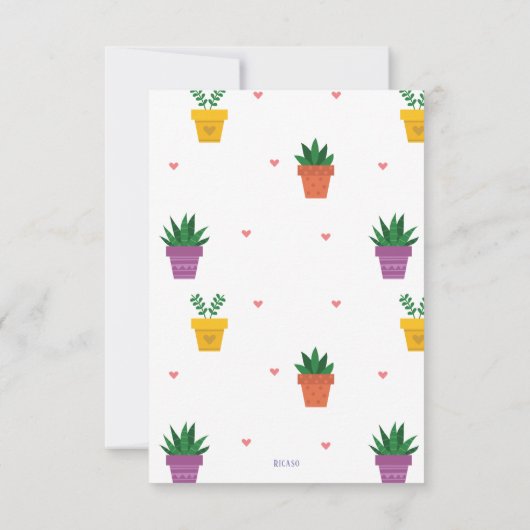 Mi casa es casa nueva Nieuw adres Aankondiging (Achterkant)