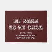 Mi Casa es Mi Casa Welkom Mat (Voorkant)