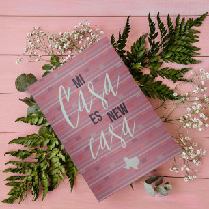 Mi Casa Es New Casa - Texas Moving Notice Bedankkaart