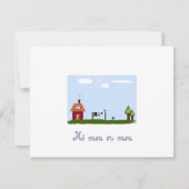 Mi casa su casa house warming-uitnodiging kaart (Voorkant)