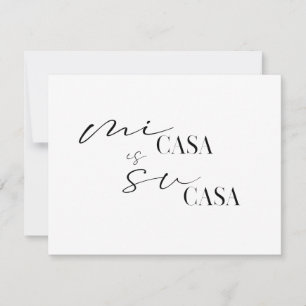 Mi Casa Su Casa New Home We hebben verhuisd Aankondiging