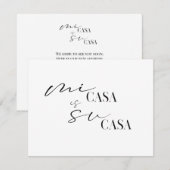 Mi Casa Su Casa Nieuwe woning We zijn verhuisd Aankondiging (Voorkant / Achterkant)