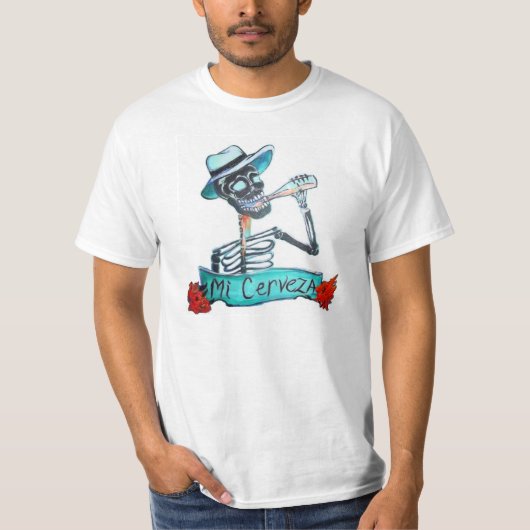 Mi Cerveza Dag van de dood T-shirt (Voorkant)