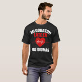 Mi Corazon Bilingual Spain Maestra Teacher T-shirt (Voorkant volledig)