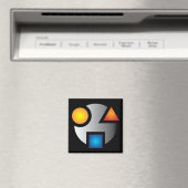 MI cryptic logo magnet nieuwe versie (Insitu (Vaatwasser))