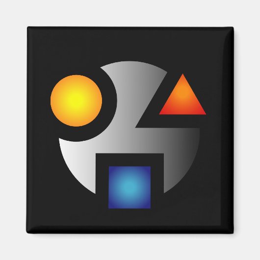 MI cryptisch logo magneet (Voorkant)