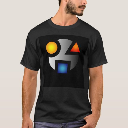 MI_cryptisch zwart T T-shirt (Voorkant)